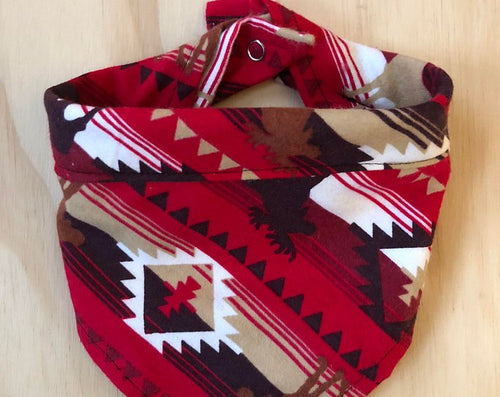 Red Moose Dog Bandana